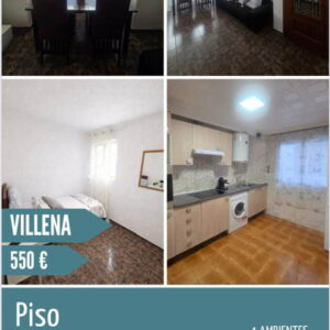 Piso en Alquiler Villena