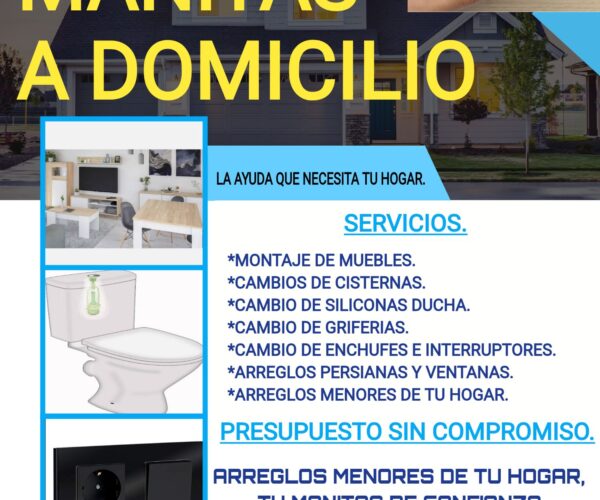 Manitas a domicilio en Villena | Arreglos del hogar y mantenimiento