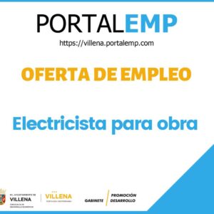 ELECTRICISTA PARA OBRA