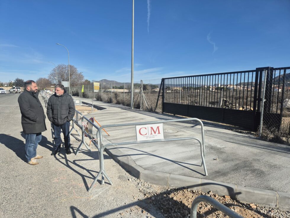 Avance de las obras de renovación y mejora del Polígono Industrial de El Rubial